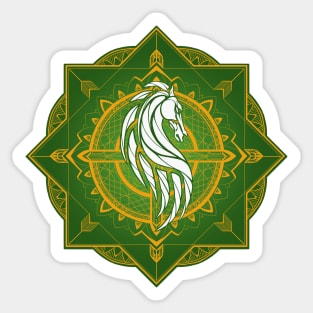 Riders of Rohan (Heraldic Colours) Sticker